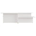 Mese de cafea, 2 buc., alb, 111,5x50x33 cm, lemn compozit - WALTI WALTI