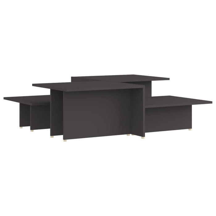 Mese de cafea, 2 buc., gri, 111,5x50x33 cm, lemn compozit - WALTI WALTI