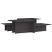 Mese de cafea, 2 buc., gri, 111,5x50x33 cm, lemn compozit - WALTI WALTI
