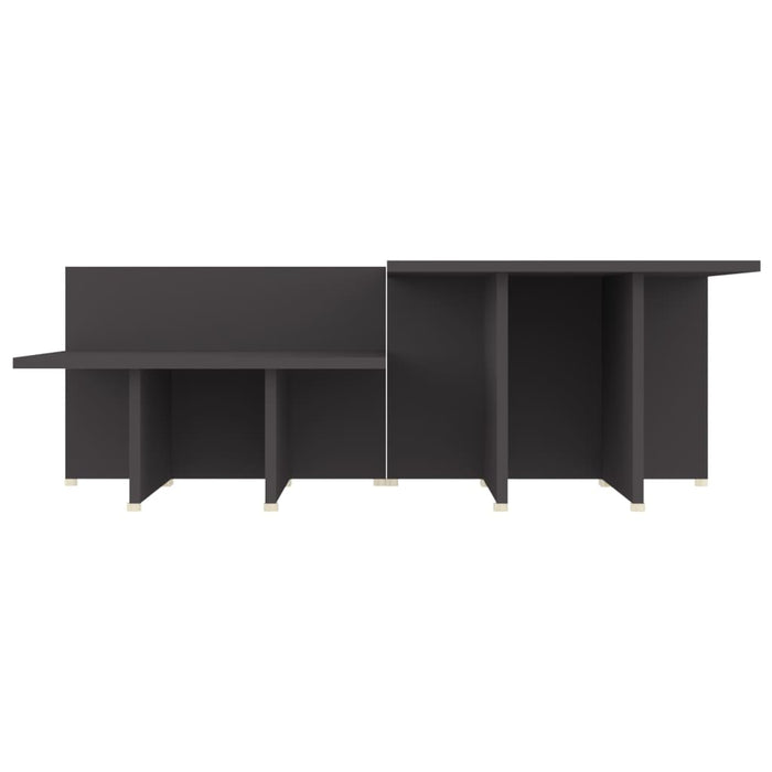 Mese de cafea, 2 buc., gri, 111,5x50x33 cm, lemn compozit - WALTI WALTI