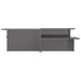 Mese cafea 2 buc. gri extralucios 111,5x50x33 cm lemn compozit - WALTI WALTI