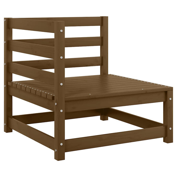 Set mobilier de grădină, 2 piese, maro miere, lemn masiv de pin - WALTI WALTI