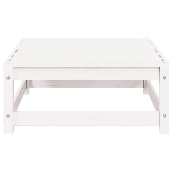 Set mobilier de grădină, 2 piese, alb, lemn masiv de pin - WALTI WALTI