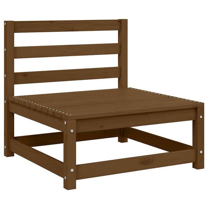 Set mobilier de grădină, 3 piese, maro miere, lemn masiv de pin WALTI