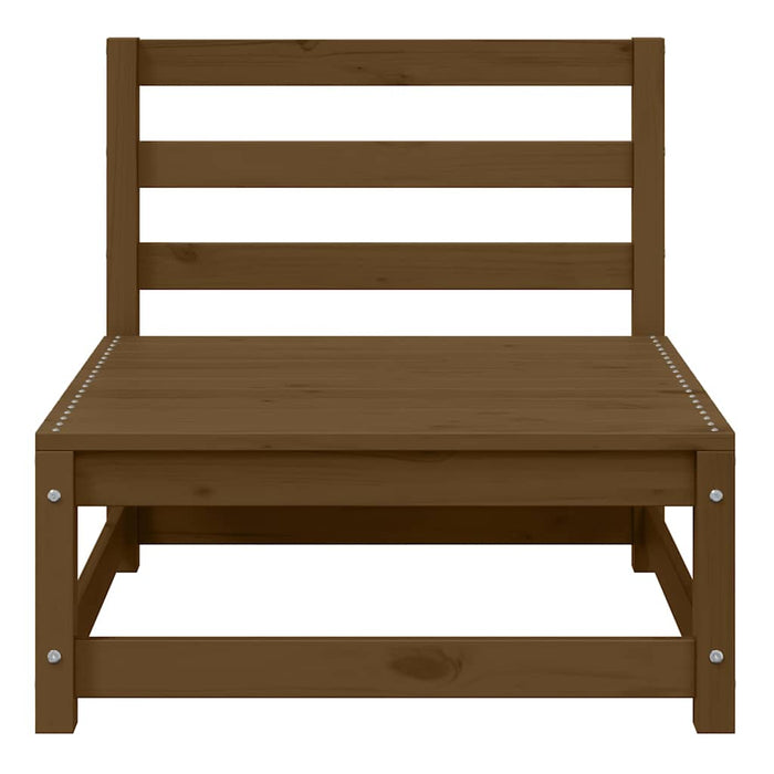 Set mobilier de grădină, 3 piese, maro miere, lemn masiv de pin WALTI