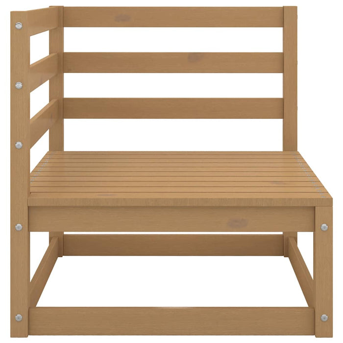 Set mobilier grădină&perne 2 piese, maro miere lemn masiv pin - WALTI WALTI