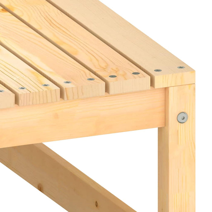 Set mobilier grădină cu perne, 2 piese, lemn masiv de pin WALTI