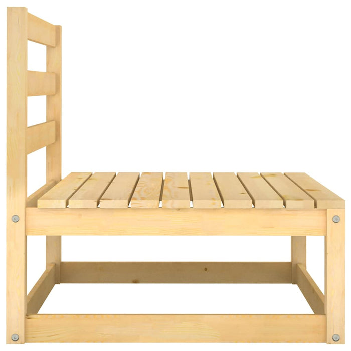 Set mobilier grădină cu perne, 2 piese, lemn masiv de pin WALTI