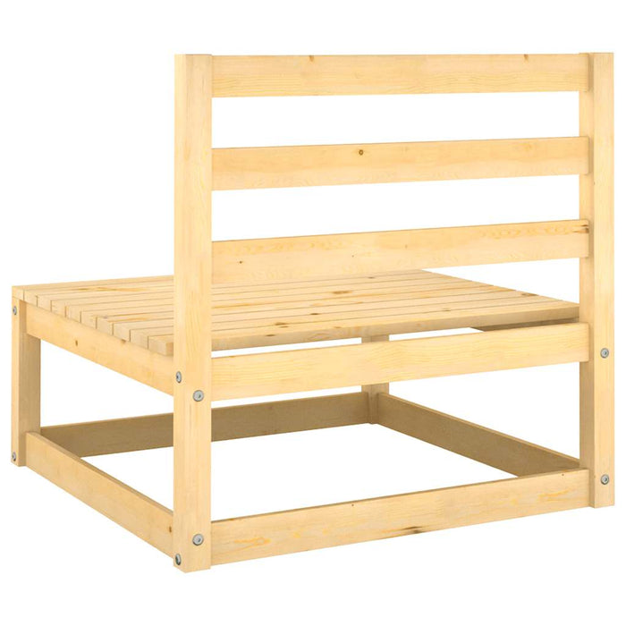 Set mobilier grădină cu perne, 2 piese, lemn masiv de pin WALTI