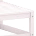 Set mobilier de grădină cu perne, 2 piese, alb, lemn masiv pin - WALTI WALTI
