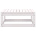 Set mobilier de grădină cu perne, 2 piese, alb, lemn masiv pin - WALTI WALTI