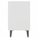 Noptiere cu picioare metalice, 2 buc, alb, 40x30x50 cm - WALTI WALTI