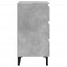 Noptieră cu picioare metalice, gri beton, 40x35x69 cm - WALTI WALTI