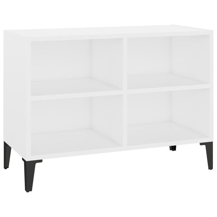Comodă TV cu picioare metalice, alb, 69,5x30x50 cm - WALTI WALTI