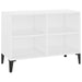 Comodă TV cu picioare metalice, alb, 69,5x30x50 cm - WALTI WALTI