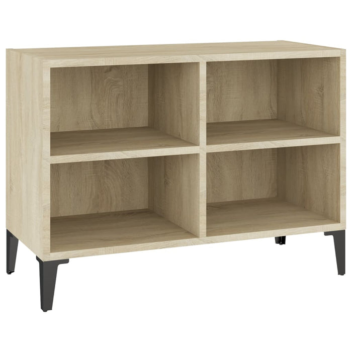 Comodă TV cu picioare de metal, stejar sonoma, 69,5x30x50 cm - WALTI WALTI