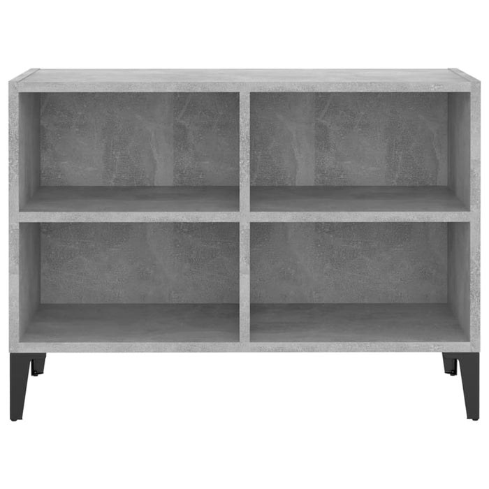 Comodă TV cu picioare metalice, gri beton, 69,5x30x50 cm - WALTI WALTI