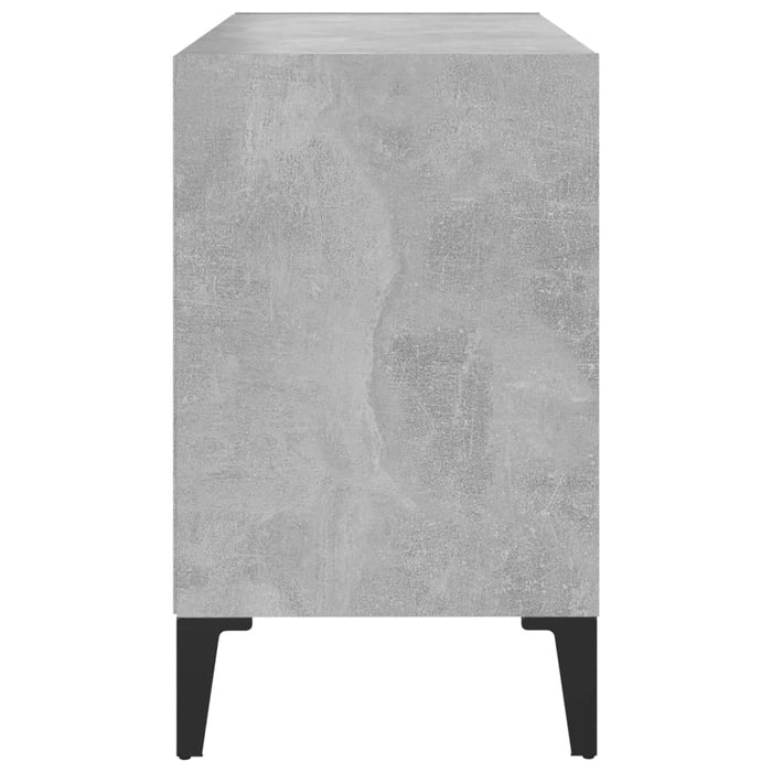 Comodă TV cu picioare metalice, gri beton, 69,5x30x50 cm - WALTI WALTI