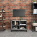Comodă TV cu picioare metalice, gri beton, 69,5x30x50 cm - WALTI WALTI