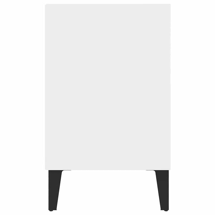 Comodă TV cu picioare metalice, alb, 103,5x30x50 cm - WALTI WALTI