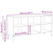 Comodă TV cu picioare metalice, alb, 103,5x30x50 cm - WALTI WALTI