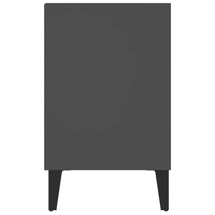 Comodă TV cu picioare metalice, gri, 103,5x30x50 cm WALTI