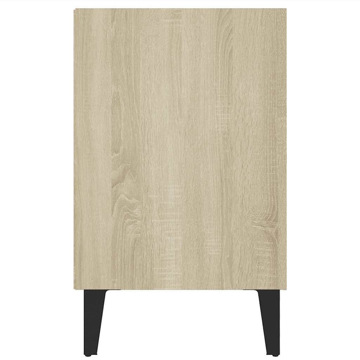 Comodă TV cu picioare metalice, stejar sonoma, 103,5x30x50 cm - WALTI WALTI