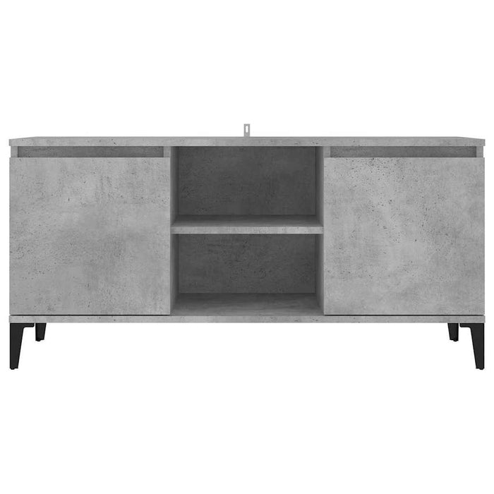 Comodă TV cu picioare metalice, gri, 103,5x35x50 cm WALTI