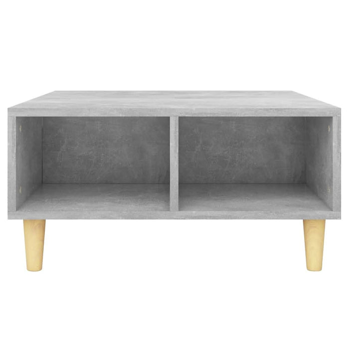 Masă de cafea, gri beton, 60x60x30 cm, lemn prelucrat - WALTI WALTI