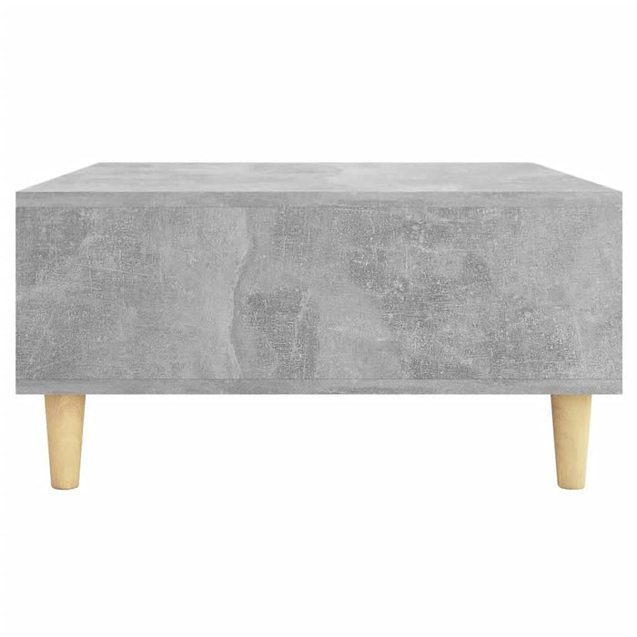 Masă de cafea, gri beton, 60x60x30 cm, lemn prelucrat - WALTI WALTI