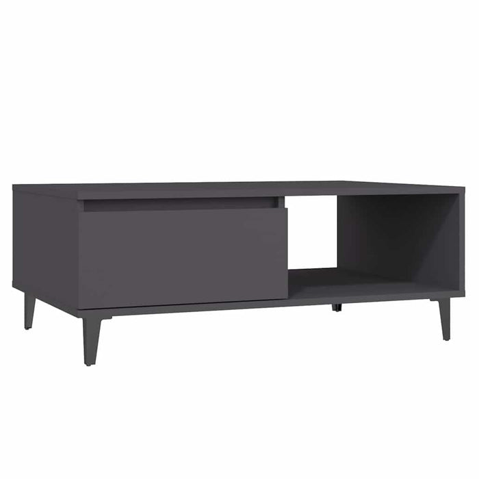 Masă de cafea Gri 90x60x35 cm lemn prelucrat WALTI