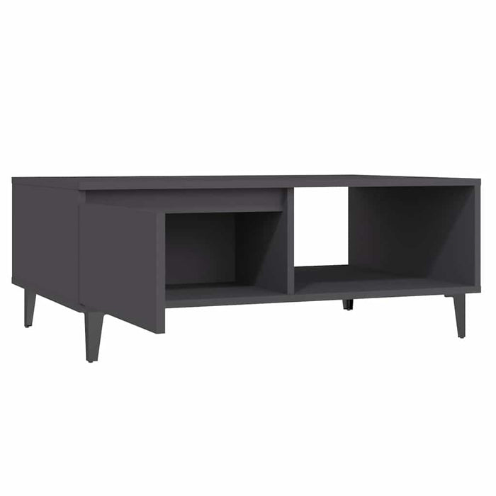 Masă de cafea Gri 90x60x35 cm lemn prelucrat WALTI