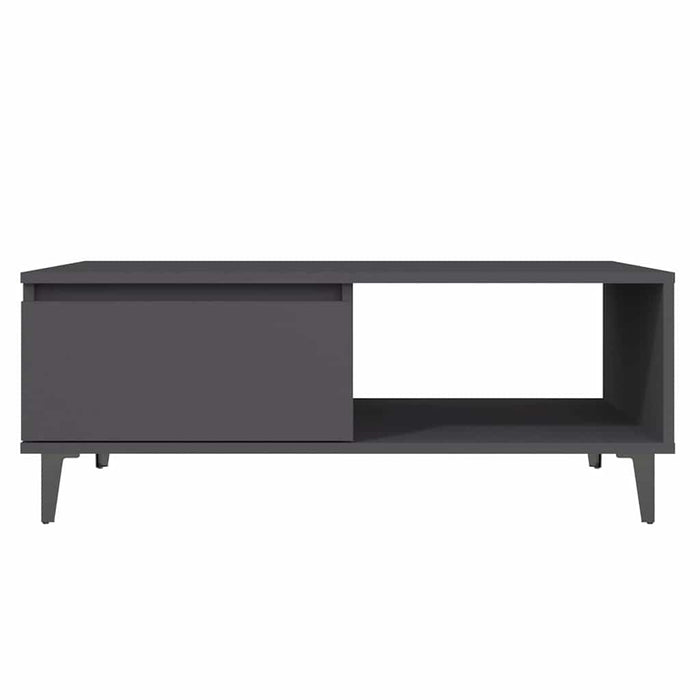 Masă de cafea Gri 90x60x35 cm lemn prelucrat WALTI