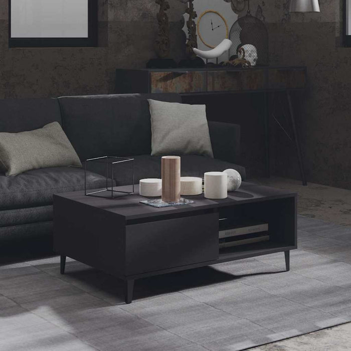 Masă de cafea Gri 90x60x35 cm lemn prelucrat WALTI