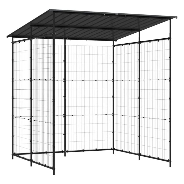 Magazie pentru bicicletă, negru, 190x190x222 cm, oțel - WALTI WALTI