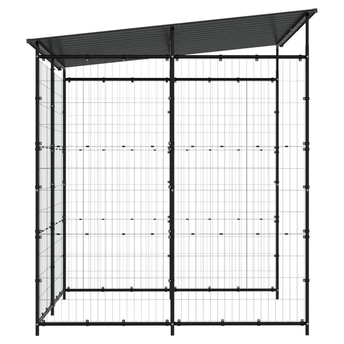 Magazie pentru bicicletă, negru, 190x190x222 cm, oțel - WALTI WALTI