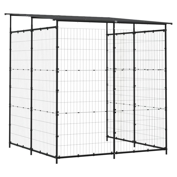 Magazie pentru bicicletă, negru, 190x190x222 cm, oțel - WALTI WALTI
