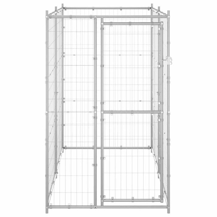 Padoc pentru câini de exterior 110x220x180 cm oțel zincat - WALTI WALTI