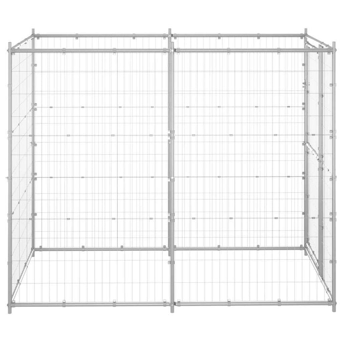 Padoc pentru câini de exterior 110x220x180 cm oțel zincat - WALTI WALTI