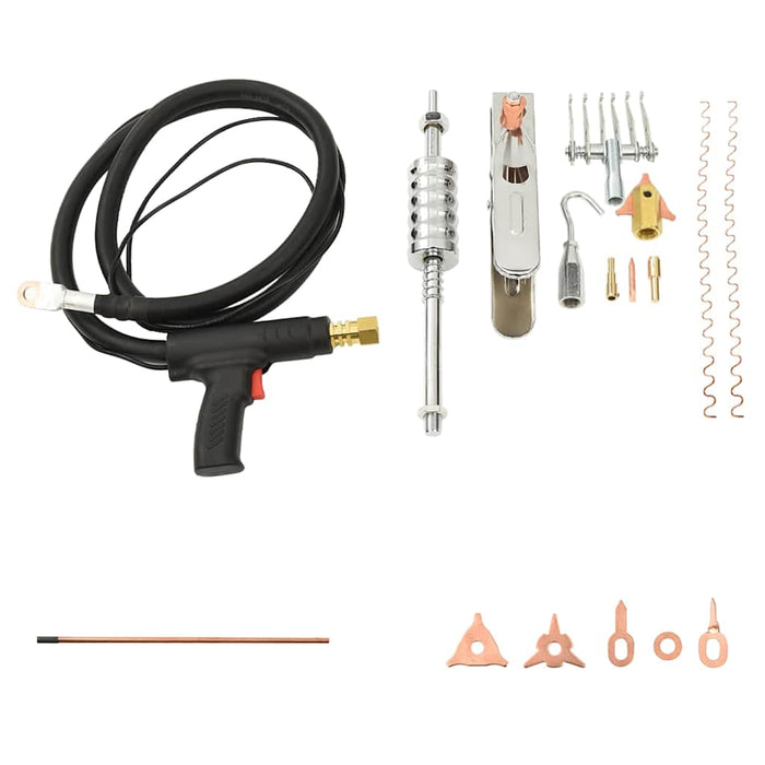 Set unelte de reparații foi de tablă auto, 119 piese WALTI