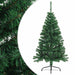 Brad de Crăciun artificial jumătate cu suport verde 120 cm PVC - WALTI WALTI