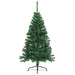 Brad de Crăciun artificial jumătate cu suport verde 120 cm PVC - WALTI WALTI