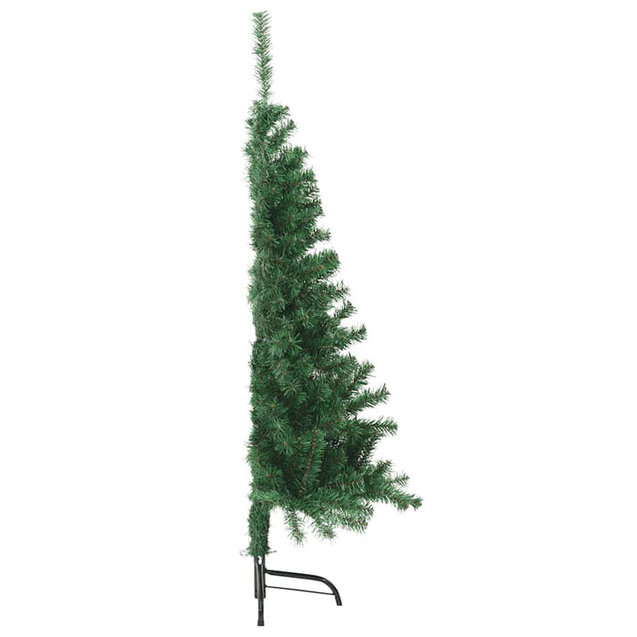 Brad de Crăciun artificial jumătate cu suport verde 120 cm PVC - WALTI WALTI