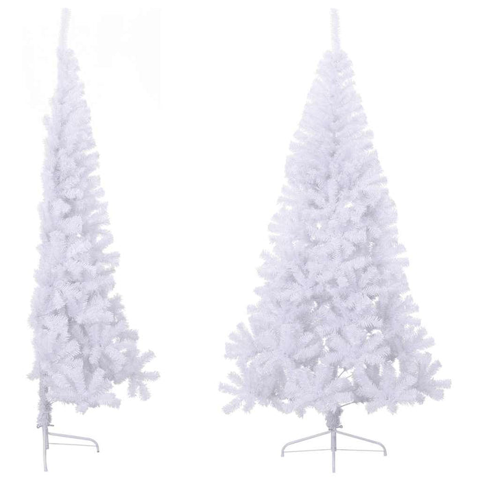 Brad de Crăciun artificial cu suport, alb, 180 cm, PVC WALTI