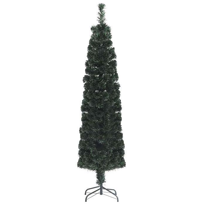 Brad Crăciun artificial subțire,suport/LED 120cm,fibră optică - WALTI WALTI
