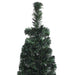 Brad Crăciun artificial subțire,suport/LED 210cm,fibră optică - WALTI WALTI