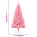Brad de Crăciun artificial cu suport, roz, 120 cm, PVC - WALTI WALTI