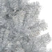 Pom de Crăciun artificial cu suport, argintiu, 120 cm PET - WALTI WALTI