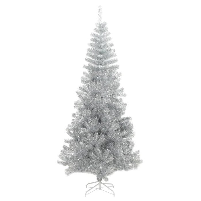 Pom de Crăciun artificial cu suport, argintiu, 240 cm, PET - WALTI WALTI