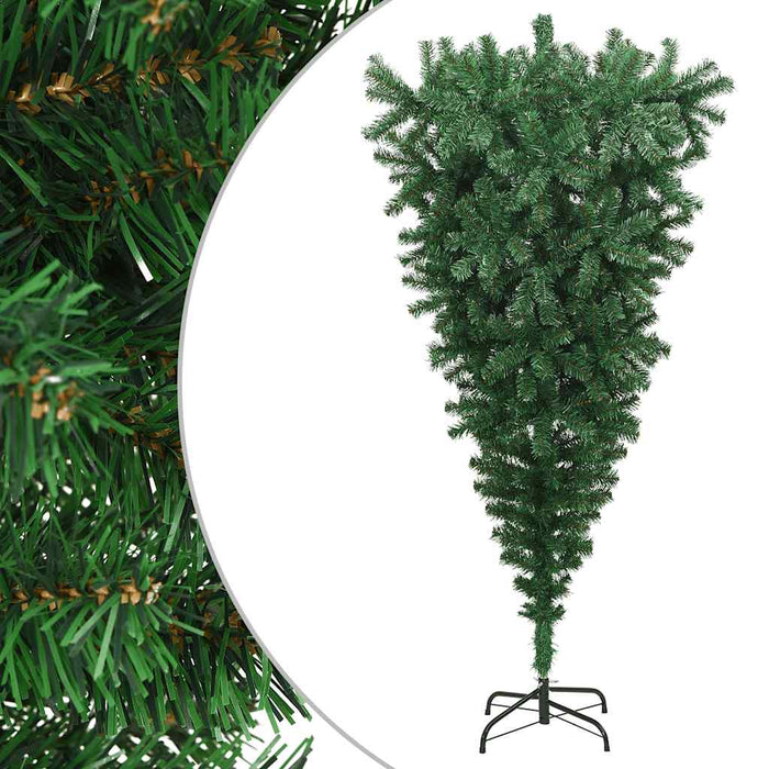 Pom de Crăciun artificial inversat, cu suport, verde, 180 cm WALTI